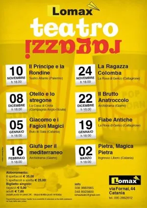 LOMAX TEATRO RAGAZZI