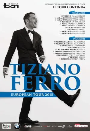 TIZIANO FERRO – EUROPEAN TOUR