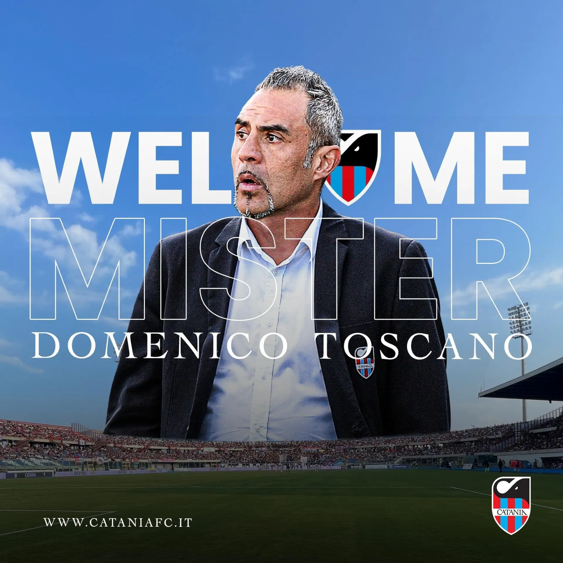 Adesso è ufficiale, Toscano è il nuovo allenatore del Catania Fc