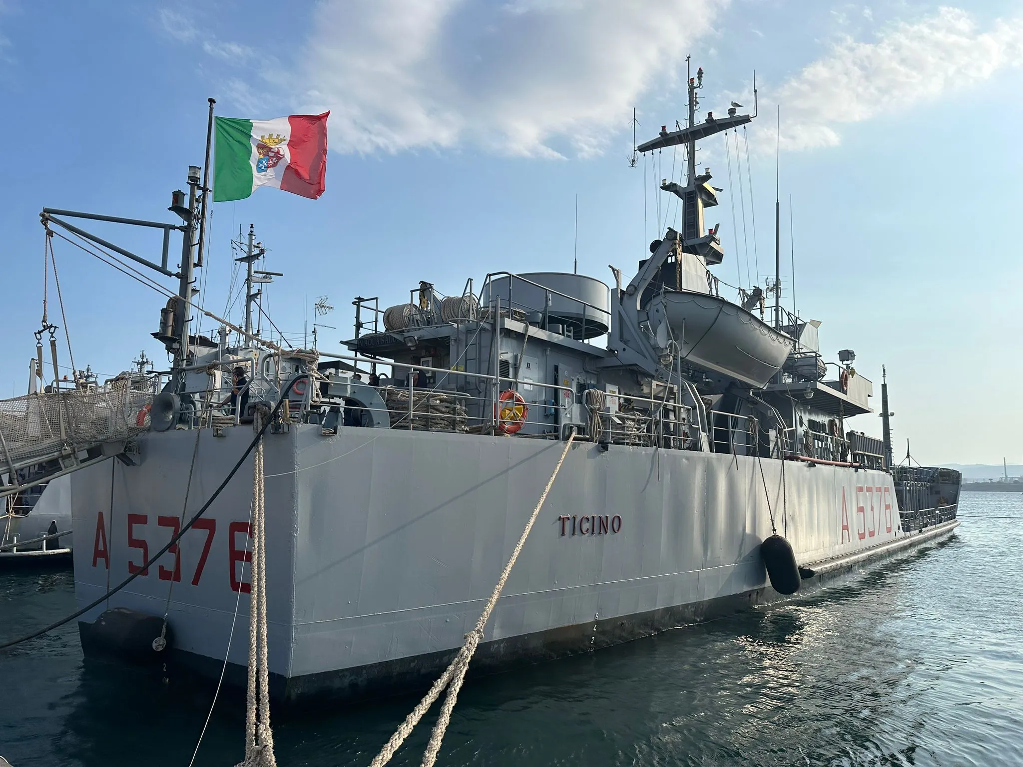 Emergenza idrica, la nave cisterna della Marina rifornirà la zona dell’agrigentino