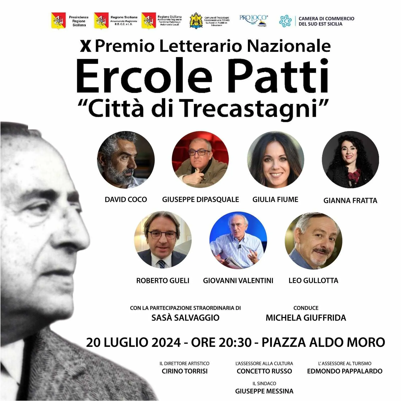 A Trecastagni il “Premio Letterario nazionale Ercole Patti”: Leo Gullotta tra i premiati
