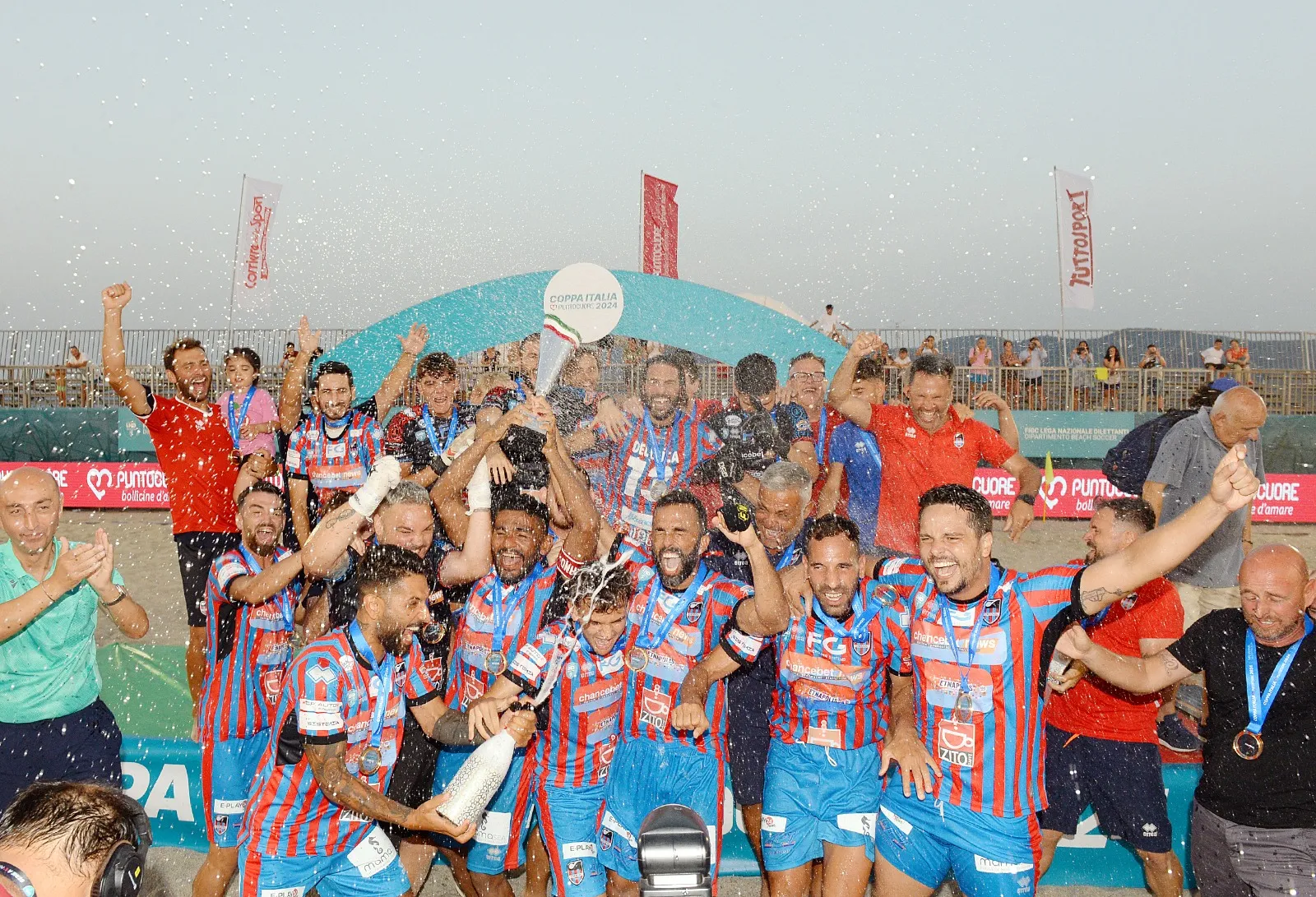 Beach Soccer, il Catania Fc vince la Coppa Italia 2024: battuta la DomusBet.tv