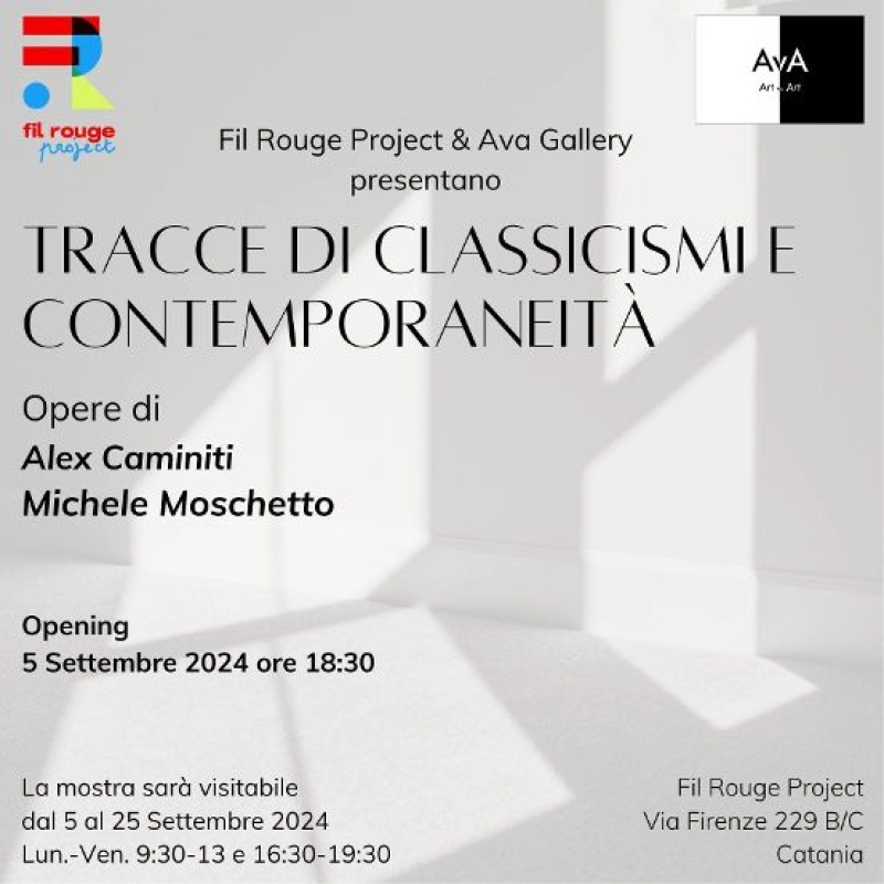 Trecce classicismi e contemporaneità, nuovo progetto espositivo alla galleria Fil Rouge Project