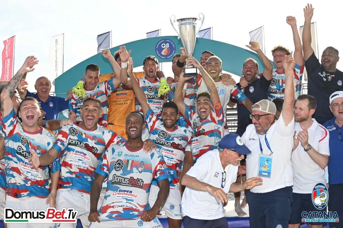 Il Catania Beach Soccer trionfa ad Alghero: vinta la Supercoppa nel derby etneo