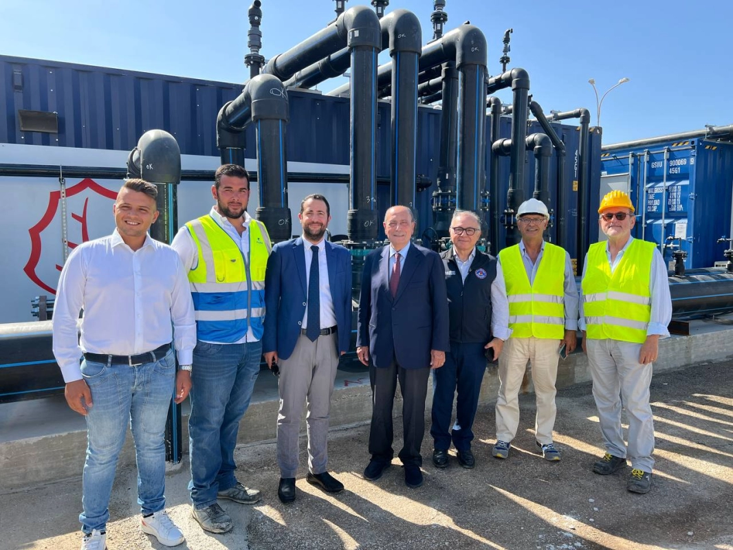 Dissalatori, sopralluogo di Schifani a Porto Empedocle