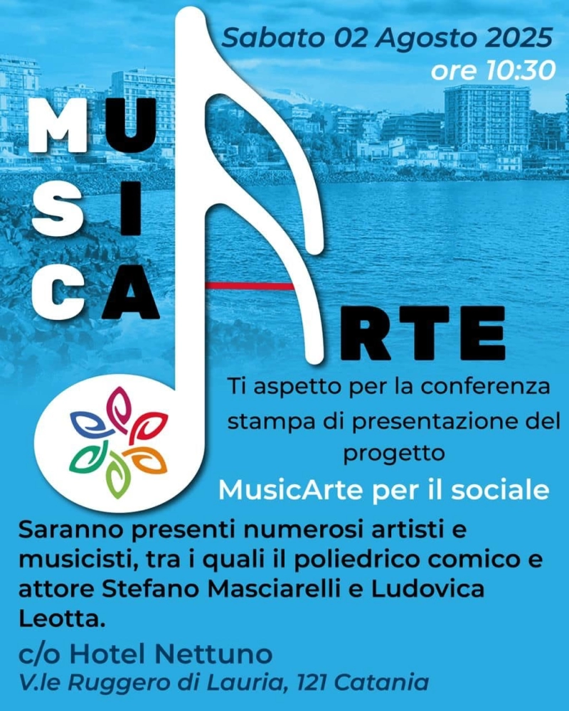 “MusicArte per il sociale”, presentazione del progetto di spettacolo e inclusione