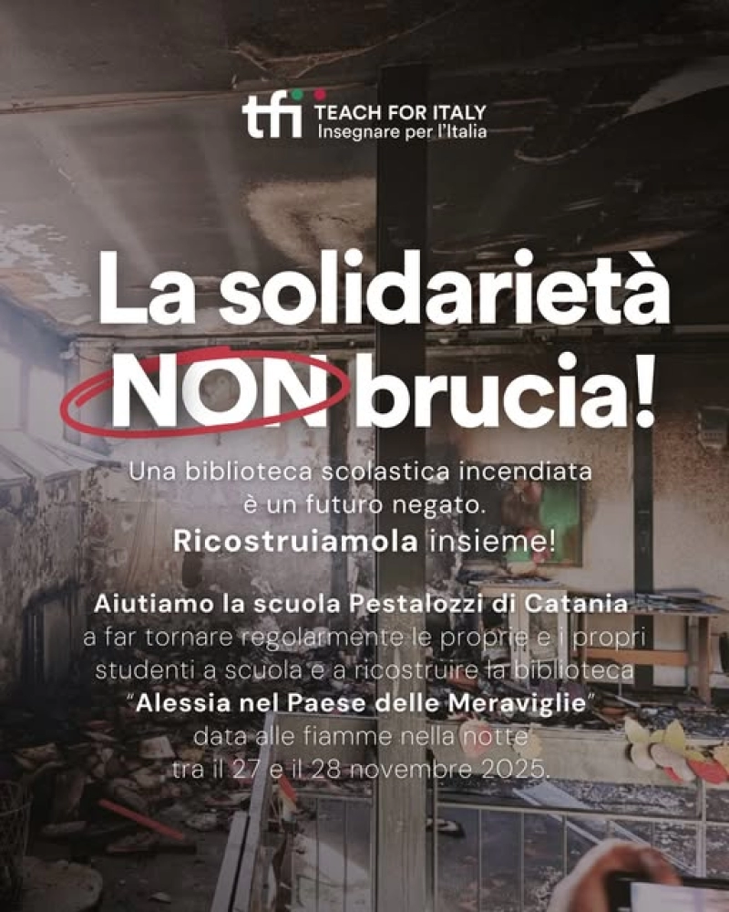 Incendio Pestalozzi, Pogliese annuncia 200 mila euro per la ricostruzione