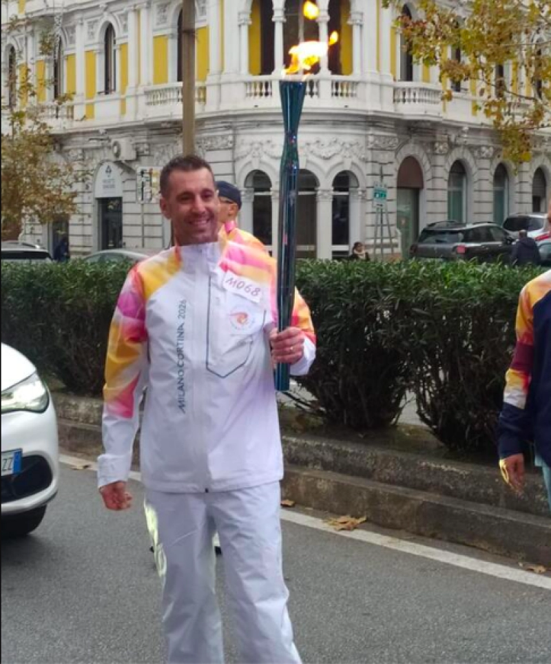 Fiamma Olimpica, Vincenzo Nibali ultimo tedoforo in Sicilia